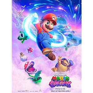 Xfinity Rewards Members: Fandango Ticket for The Super Mario Galaxy Movie $5 Off 