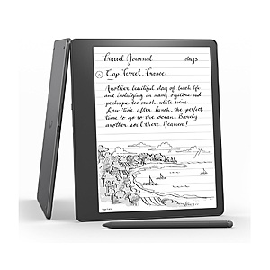 Refurb: Amazon Kindle Scribe (Gen 1): 64GB $187.50, 32GB $165, 16GB $150 & More + Free S&H w/ Prime
