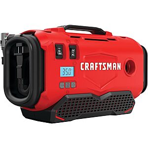 $49 | CRAFTSMAN V20 Tire Inflator Portable Air Compressor (CMCE520B) at Amazon