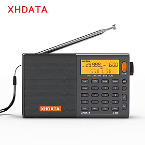 XHDATA D808 Portable Multiband Radio Receiver $53.05 + Free S&H