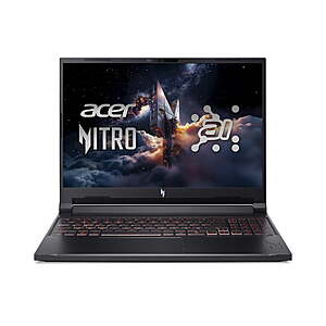 Acer Nitro V 16 AI: 16" FHD+ 180Hz IPS, Ryzen AI 7 350, RTX 5060, 16GB DDR5, 1TB SSD $949.99