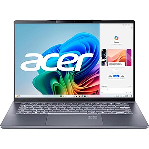 Refurb: Acer Swift 14 AI Laptop: 14.5" QHD+ 120Hz, X1E-78-100, 16GB DDR5, 1TB $465 + Free S&H