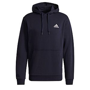 adidas Men's Essentials Fleece Hoodie (Small or Large, Legend Ink / White) $18.40 + Free S&H