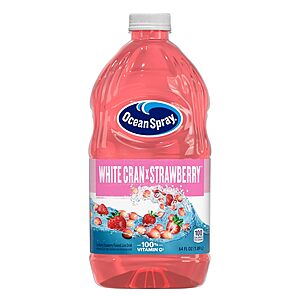 64-Oz Ocean Spray Juice: Cranberry Watermelon or White Cranberry Strawberry $2.35 w/ S&S & More