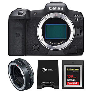 Canon EOS R5 Mirrorless Camera (Body Only) at Amazon