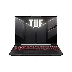 ASUS TUF Gaming A16 Laptop: 16” WUXGA 144Hz, Ryzen 7 170, RTX 4050, 16GB, 512GB $799 + Free S&H