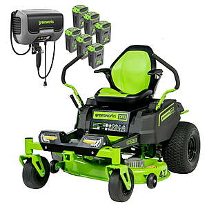 Greenworks 42” Crossover-Z Riding Lawn Mower + 6x 8Ah Batteries & Wall Charger $2997 + Free S&H