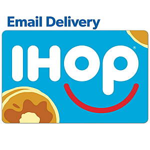 Sam's Club Members: $50 IHOP eGift Card (Email Delivery) $32.50 