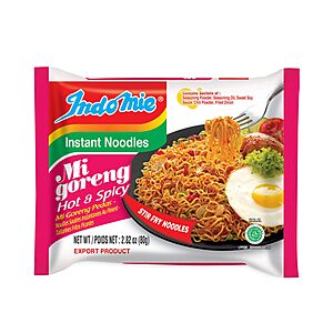 Prime Members: 30-Pk 2.82-Oz Indomie Mi Goreng Instant Stir Fry Noodles $17.80 + Free S&H