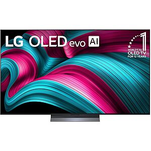 65" LG C5 OLED evo AI 4K UHD TV $1100 + Free S&H