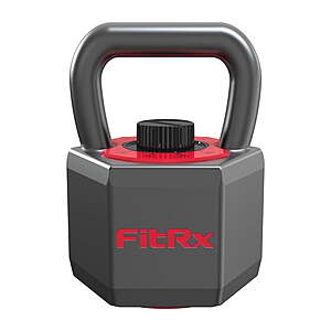FitRx SmartStack Wide Handle Adjustable Kettlebell (25-40 lbs) $89 + Free S&H