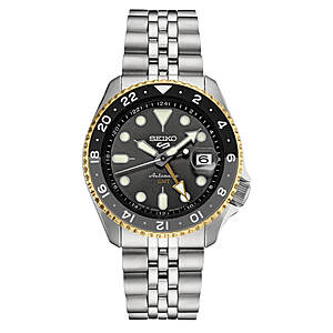 42.5mm Seiko 5 Sports Men's Automatic GMT Watch $282 + Free S&H