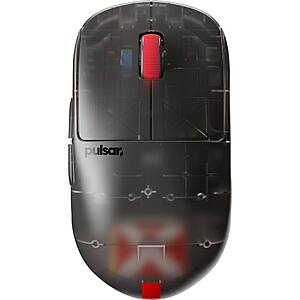 Pulsar X2H Mini Wireless Gaming Mouse (Clear Black) $40 + Free S&H