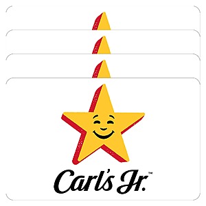 Costco Members: $100 (4x $25) Carl's Jr Restaurant Gift Card (Email Delivery)