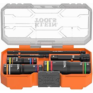 6-Pc Klein Tools KNECT Quad-12 Heavy-Duty Impact Flip Sockets (SAE) $42 + Free S&H