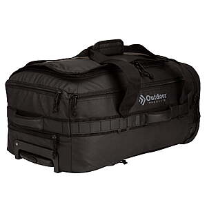 45L Outdoor Products Red-Eye Wheeled Travel Duffel Bag (Black) $39 + Free S&H