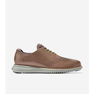 Cole Haan Men's 2.ZERØGRAND Laser Wingtip Oxford Shoes (various) from $91 + Free S&H on $99+