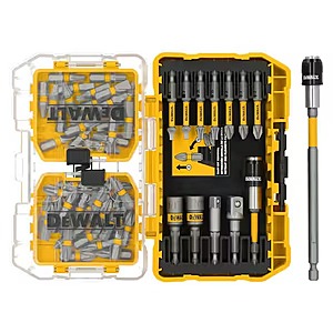60-Pc DeWALT Maxfit Ultra 1/4" Hex Steel Screwdriving Bit Set $20 + Free S&H