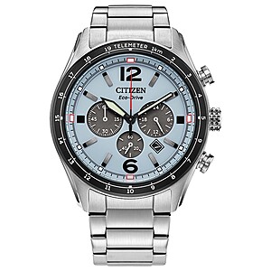 Refurb: 43mm Citizen Men's Eco-Drive Chronograph Watch $156 + Free S&H
