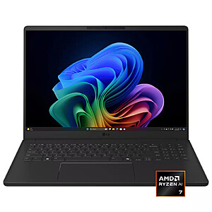 LG Gram Book Laptop: Ryzen AI 445, 16" FHD+ Touch, 16GB RAM, 1TB SSD $800 + Free S&H