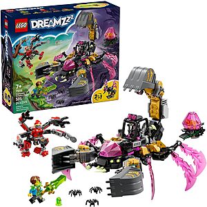 505-Pc LEGO Dreamzzz Nightmare Scorpion Digger Building Set
