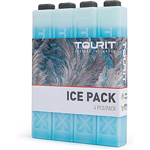 4-Pk TOURIT Reusable Ice Packs (Large) $6.50