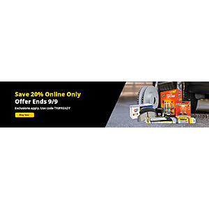 Advance Auto Parts Coupon for Online Orders 20% Off + Free Pickup (Exclusions Apply)