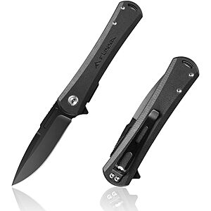 4.5" FLISSA KÖSMO Folding Pocket Knife w/ G10 Handle $10 