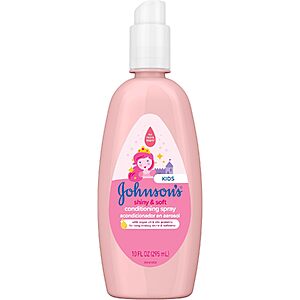 10-Oz Johnson's Kids Shiny & Soft Tear-Free Hair Conditioning Spray w/ Argan Oil $3.35 w/ S&S