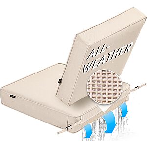 Sunrox All-Weather Outdoor Patio Cushion