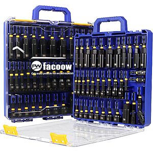55-pc Facoow Magnetic Impact Nut Driver Set $27.90 