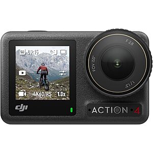 Prime Members: DJI Osmo Action 4 Camera Standard Combo $174 + Free S&H