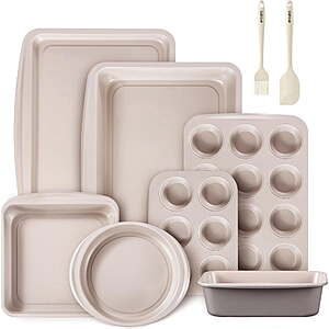 9-Pc CAROTE Stackable Nonstick Bakeware Set (2 Colors)
