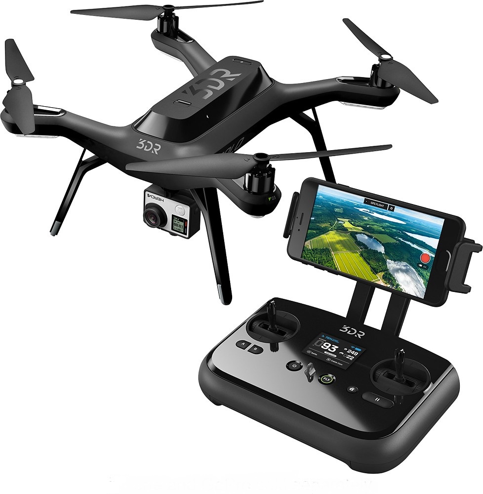 3DR Solo Drone w/ 3-Axis Gimbal, Battery & Extra 