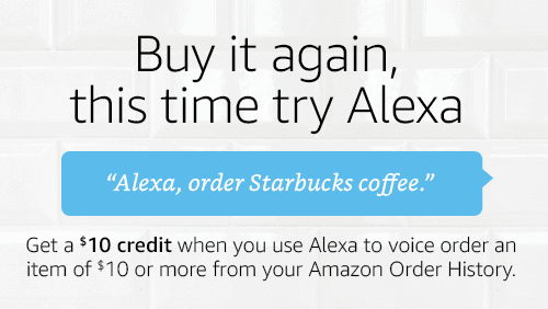 alexa $10 voice coupon