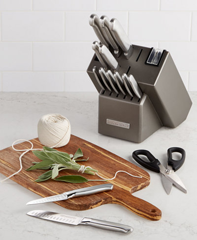 KitchenAid KKFSS16CS Architect Series 16-Pc. Stainless Steel Cutlery Set, Created for Macy's