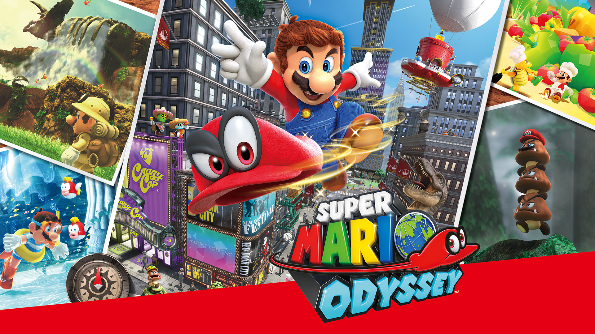 Nintendo Switch Digital Games Super Mario Odyssey Or Mario