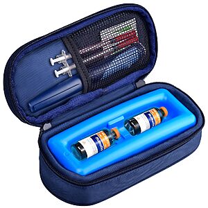 Insulin & Glp-1 Vial Cooler Travel Case, Keeps Peptide Vials Cool, Up to 45% Off $7.68