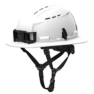 YMMV - Milwaukee BOLT White Type 2 Class C Full Brim Vented Safety Helmet - $39