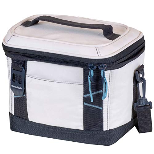 6-Can CleverMade Seaside Collapsible Soft Insulated Cooler Bag (Cream) $10.90 + Free Shipping w/ Prime or on $25+