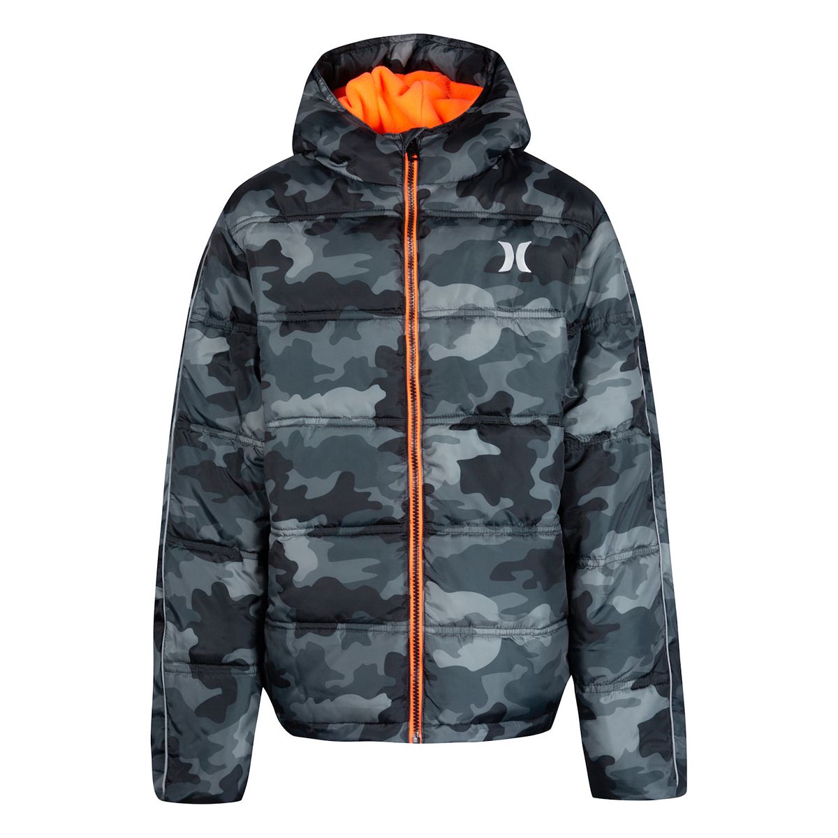 Hurley Boys Apparel Racer Stripe Puffer Jacket 3 Colors From