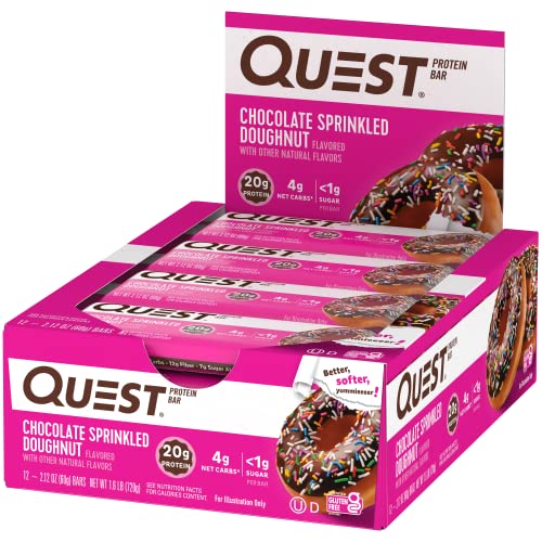 12Count 2.12Oz Quest Nutrition Protein Bars (Chocolate Sprinkled