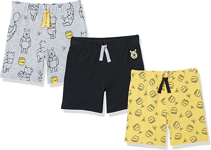 Amazon Essentials Baby Shorts: 3-Pack Winnie the Pooh Oh Bother (Preemie) $4.35, 3-Pack Star Wars the Child (Newborn) $7.22 & More + Free Shipping w/ Prime or on $25+
