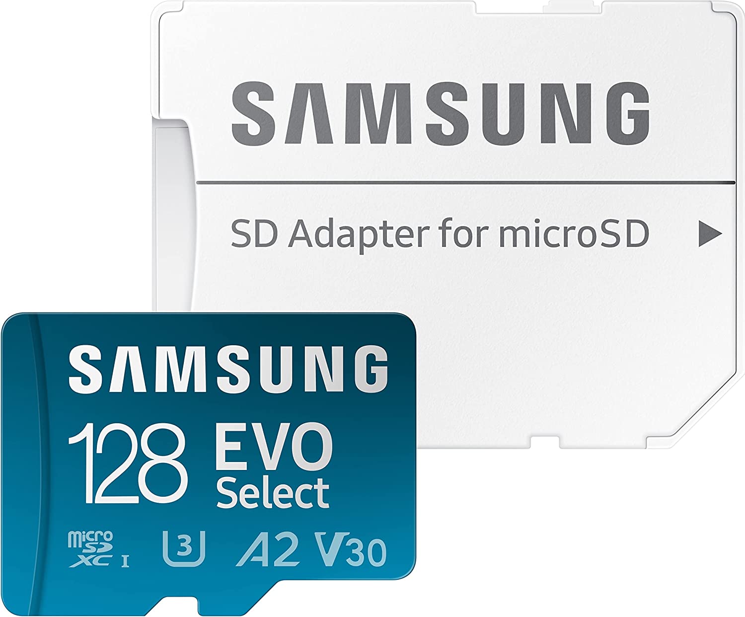 128GB Samsung Evo Select UHS-1 A2/V30 microSDXC Memory Card w/ Adapter $12.50 + Free Shipping w/ Prime or on $25+