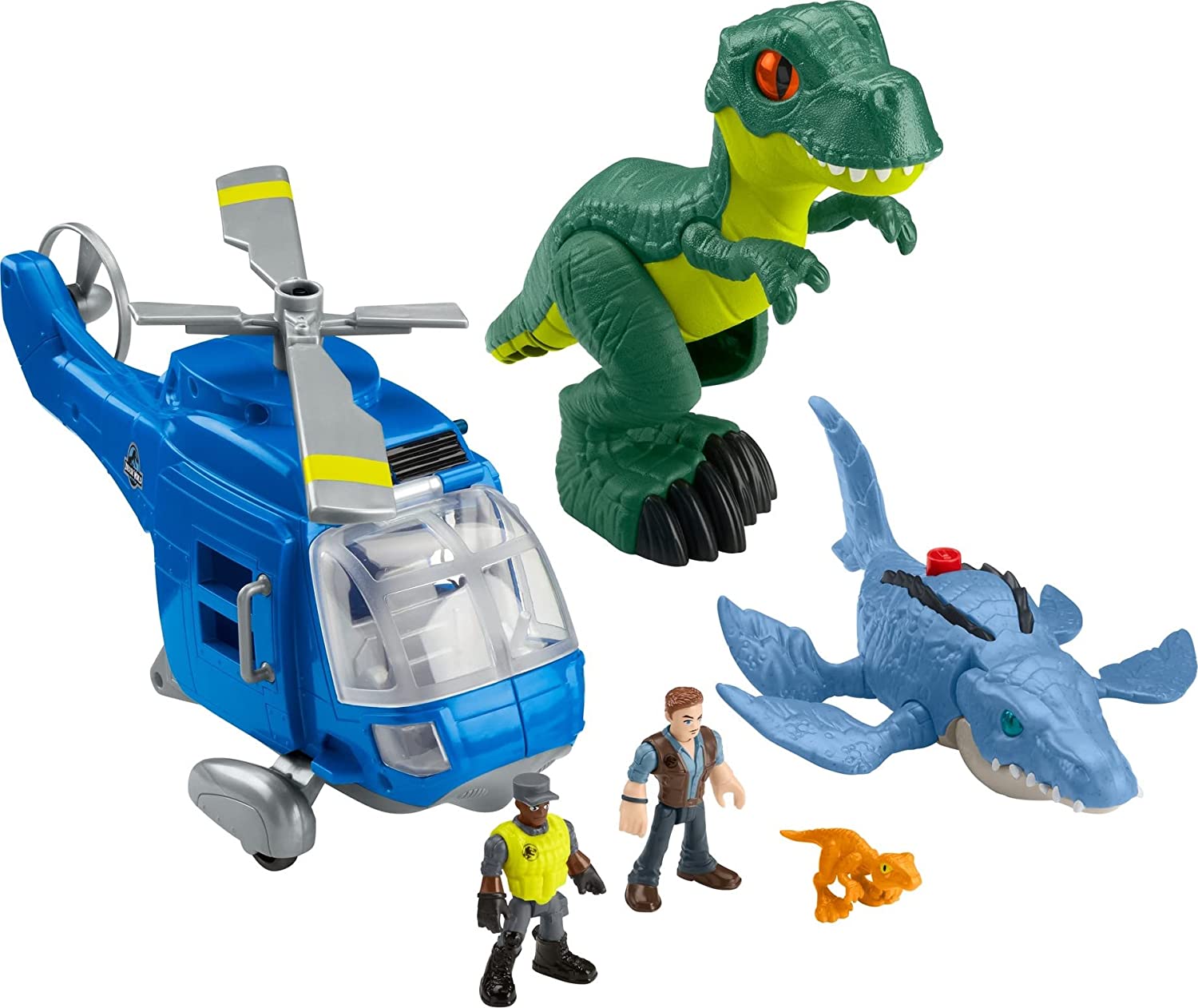 6-Pc Imaginext Jurassic World 7.9" T-Rex Dinosaur Figure & Chopper Vehicle Playset w/ Accessories $28.48 + Free Shipping