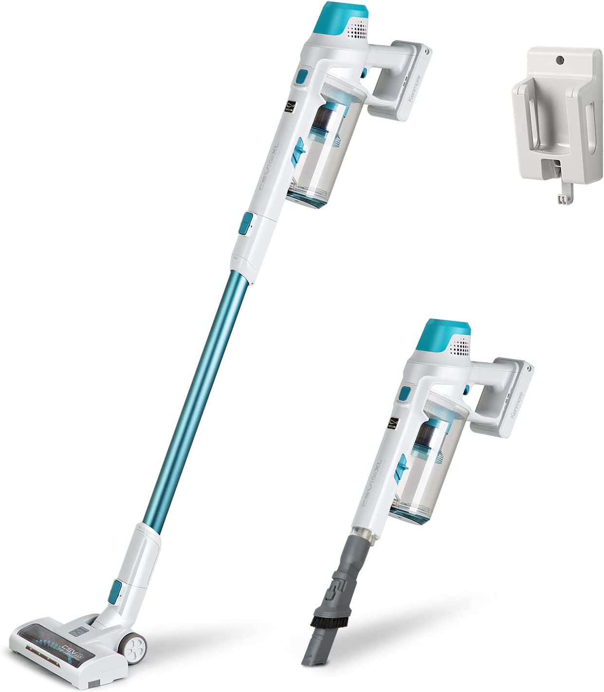 1LDirt Cup Capacity Kenmore DS4065 Cordless Stick Vacuum Go XL w/ Wall