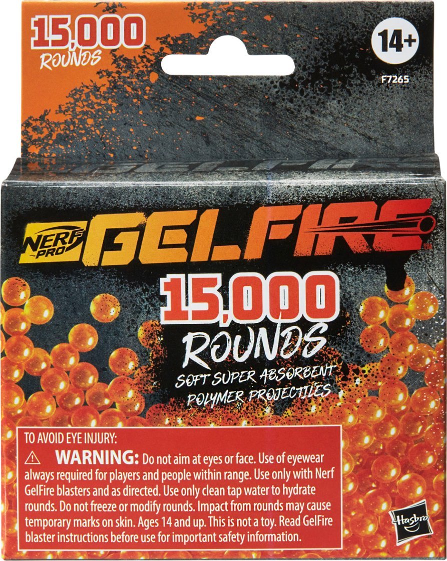 15,000-Rounds Nerf Pro Gelfire Refill (Orange) $3 + Free Shipping