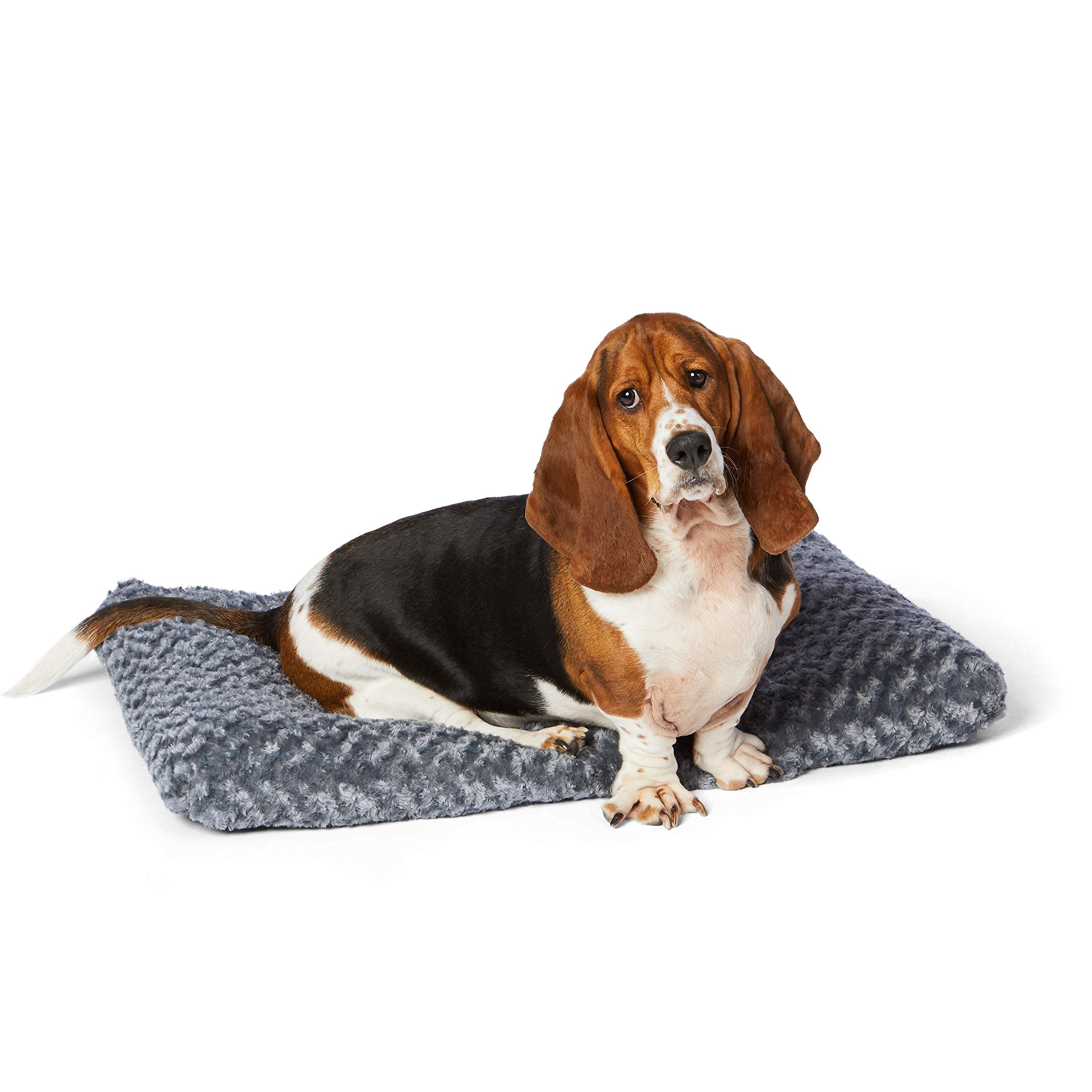 35" x 23" Amazon Basics Plush Pet Bed (Medium, Gray Swirl) $18.60 + Free Shipping w/ Prime or on $25+