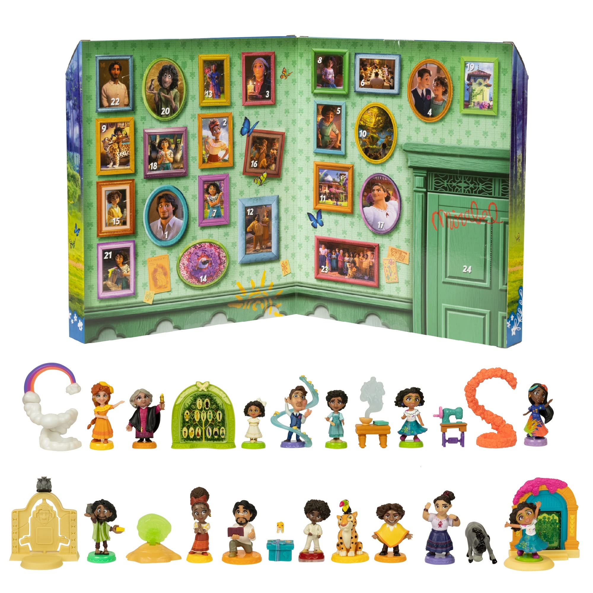 24-Piece Disney Encanto Madrigal Family Surprises Advent Calendar​ w/ 14 Characters + 13 Accessories $9.70 + Free Shipping w/ Prime or on $25+
