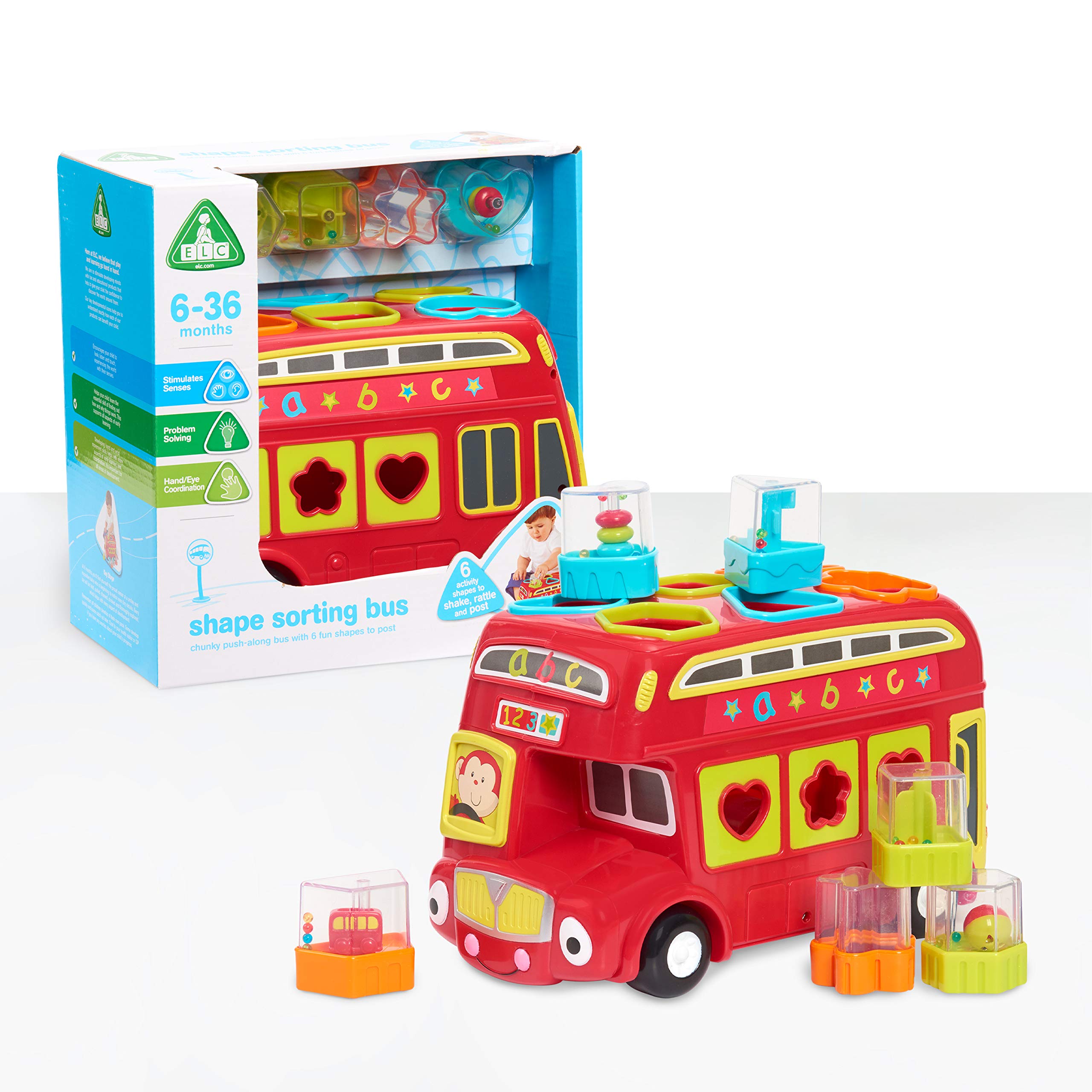 6.7" Early Learning Centre Shape Sorting Bus w/ 6 Shapes $9.85 + F/S w/ Amazon Prime or Orders $25+